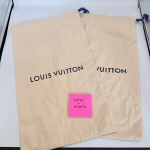 Authentic Louis Vuitton Dustbag Set  11.25" x 19.25"